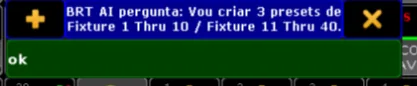 A IA pergunta antes de criar